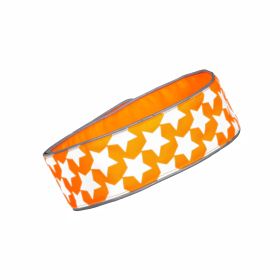 Reflective Dog Collar S Size Fluorescent Blaze Orange with Adjustable Fastener for Small Pets High Visibility Dog Products to Safeguard Your PUP
