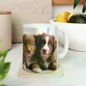 1pc Ceramic Mug Extreme Cuteness Puppy Ceramic Mug Dog Lover Gift Cute Coffee Mug -