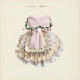 Dog Cat Clothes Pet Apparel Handcrafted Double Layer Princess Dress For Small Dogs Cats All Season Luxury Pet Apparel Custom Made Elegance Comfor (Option: XL)