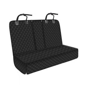 Waterproof Pet Car Seat Cover Protector for Cars/ Trucks/SUVs (Color: black, type: Style B)
