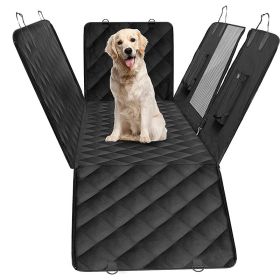Waterproof Pet Car Seat Cover Protector for Cars/ Trucks/SUVs (Color: black, type: Style C)
